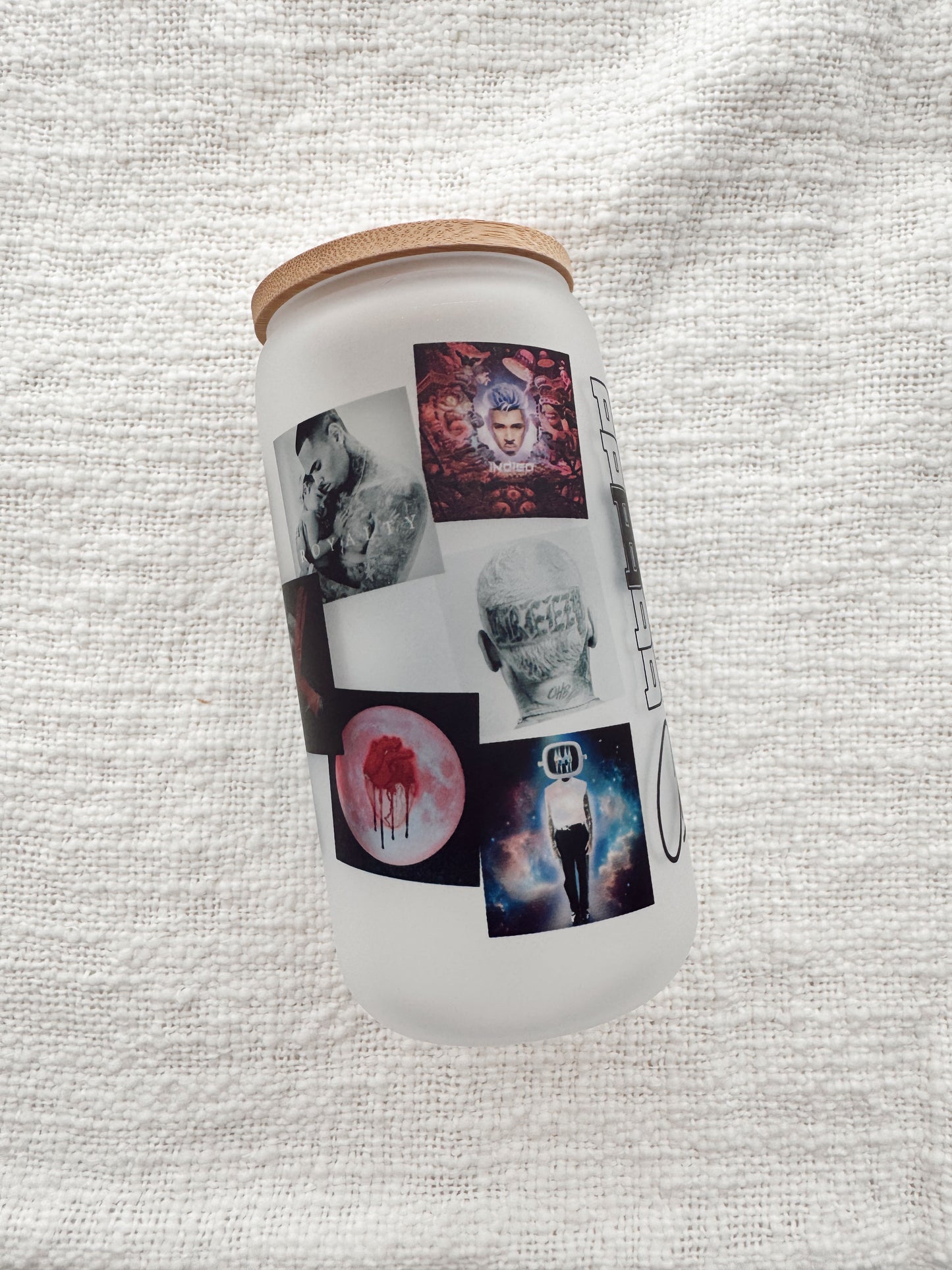 Chris Brown Breezy Glass Cup
