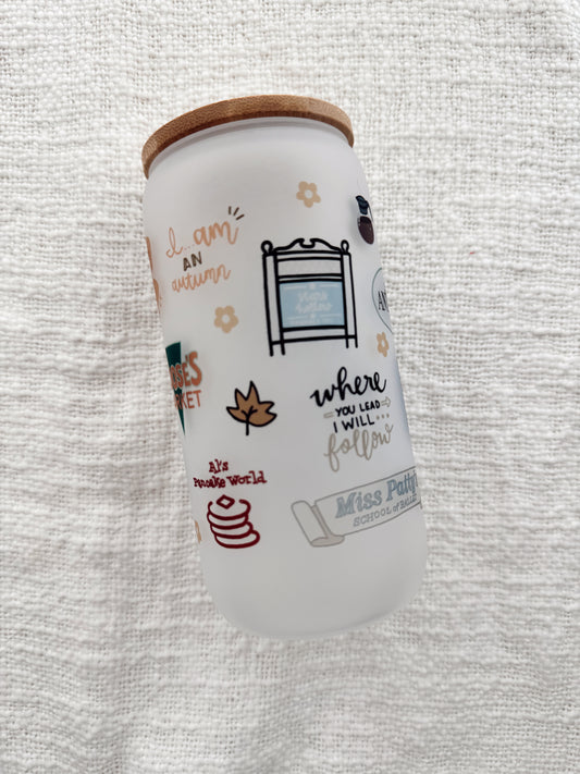 Gilmore Girls Glass Cup