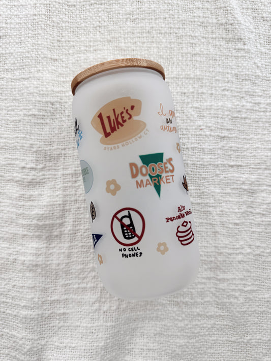 Gilmore Girls Glass Cup