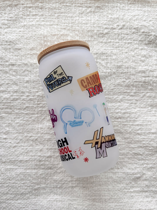 Childhood Nostalgia Glass Cup