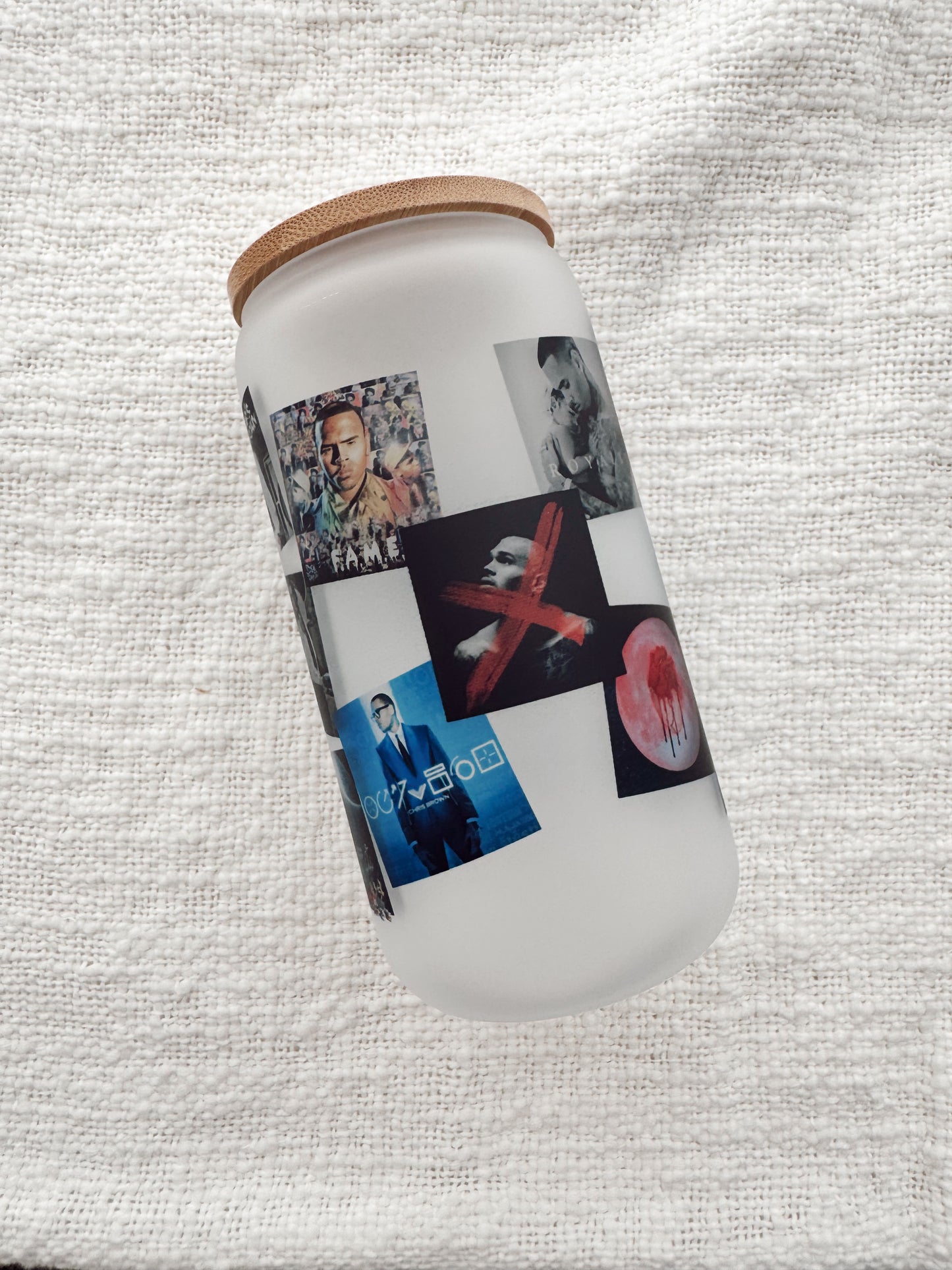 Chris Brown Breezy Glass Cup