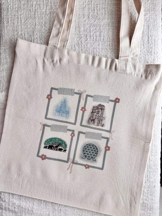 Park Icons Tote Bag