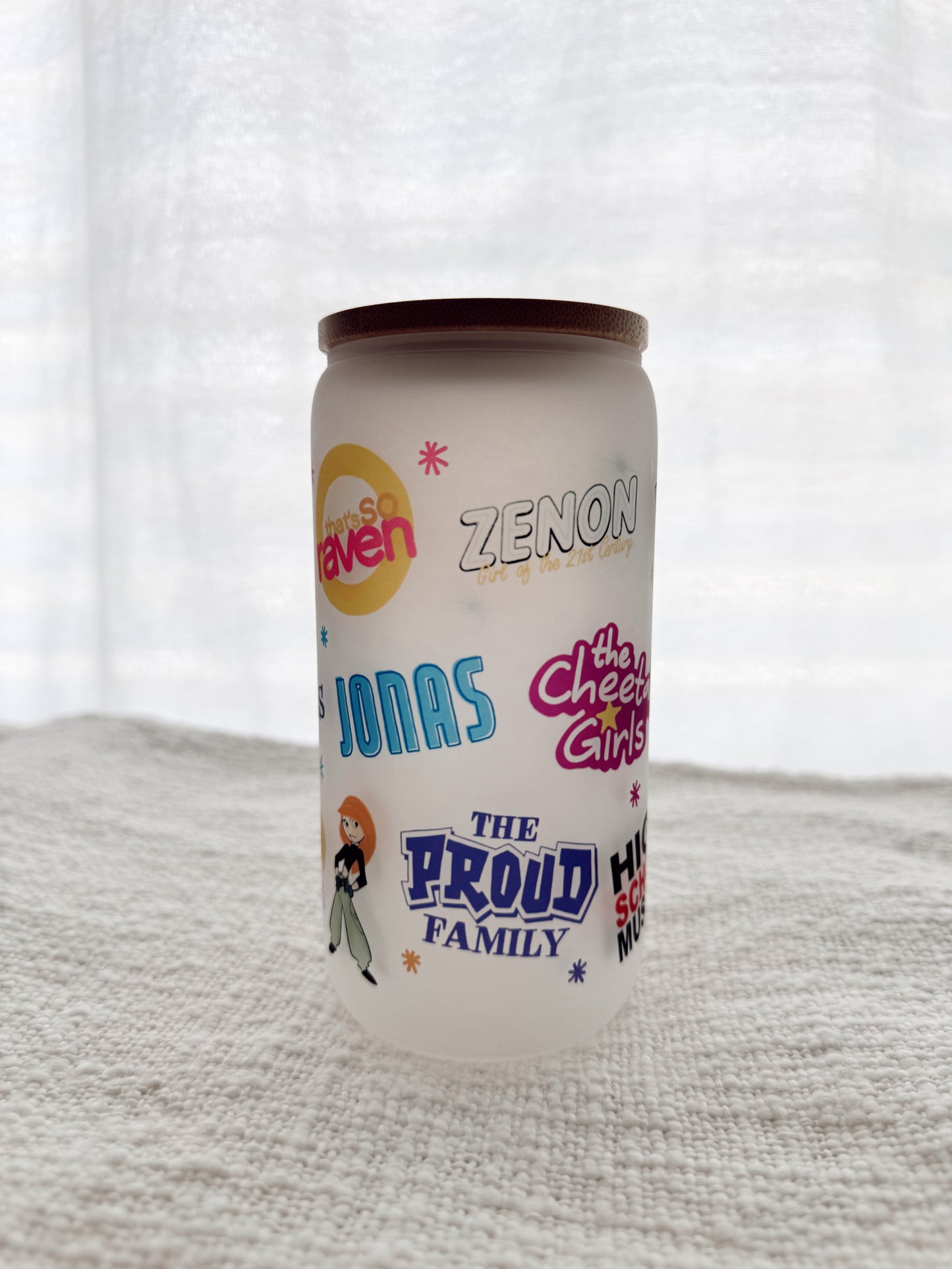 Childhood Nostalgia Glass Cup