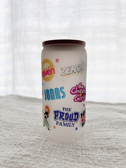 Childhood Nostalgia Glass Cup